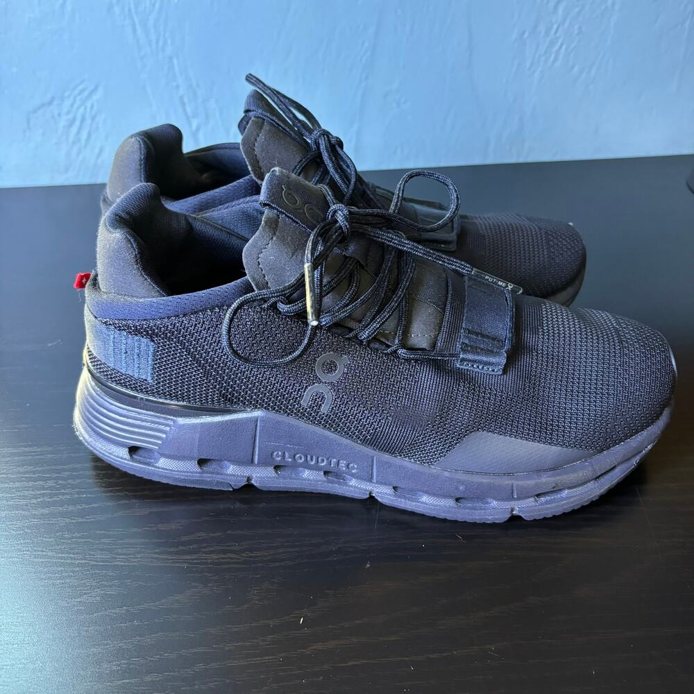 On Cloud Sneakers Cloudnova Black Eclipse Running… - image 3